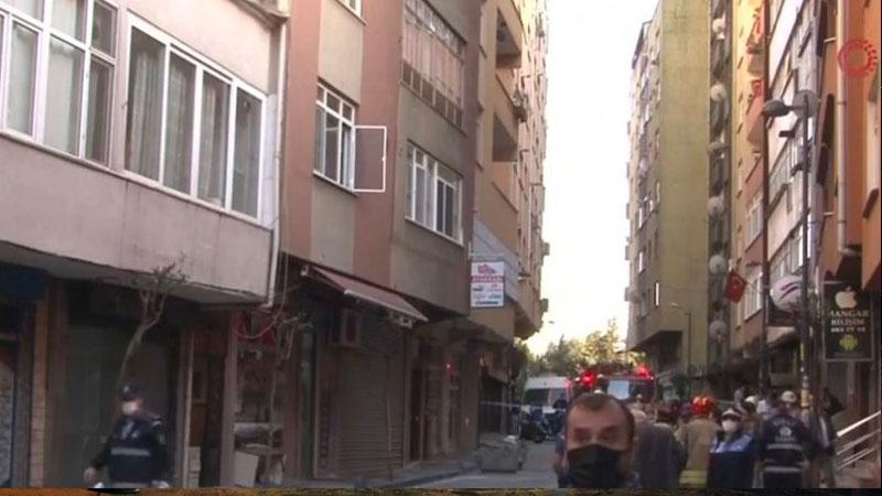 Şişli'de 6 katlı binada çökme tehlikesi nedeniyle boşaltıldı