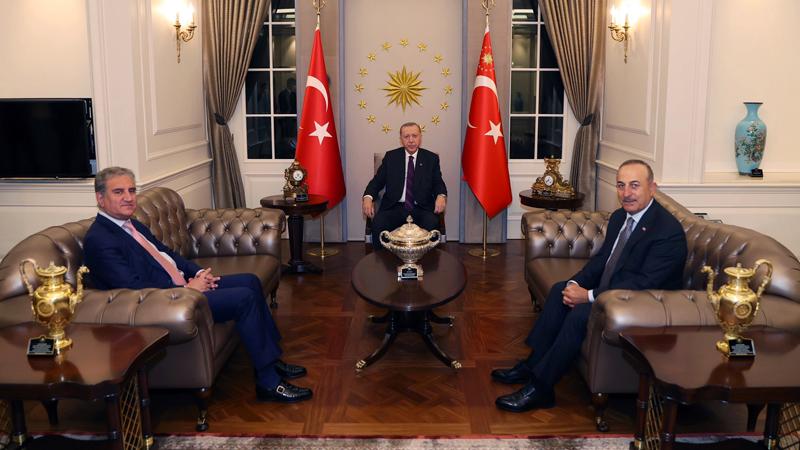 Cumhurbaşkanı Erdoğan, Pakistan Dışişleri Bakanı'nı kabul etti