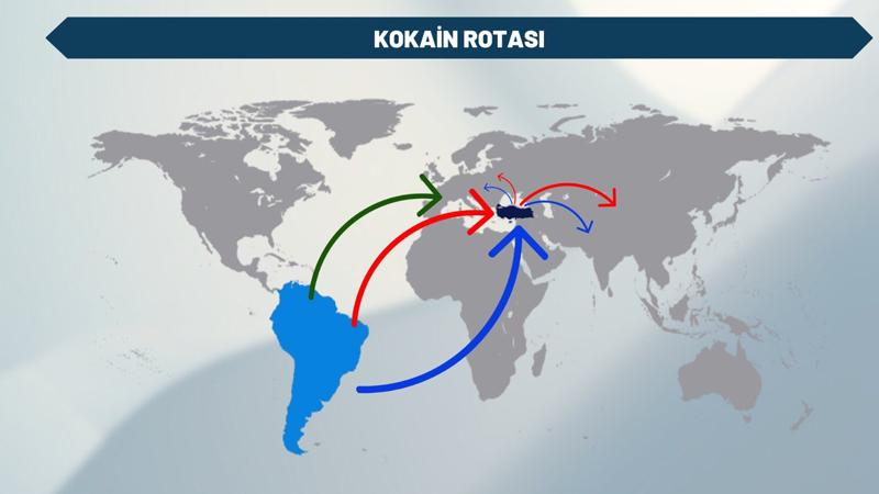 Emniyet kokainin yeni rotasını açıkladı