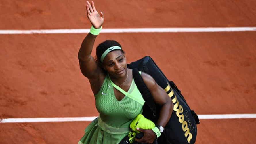 Serena Williams Fransa Açık'a veda etti