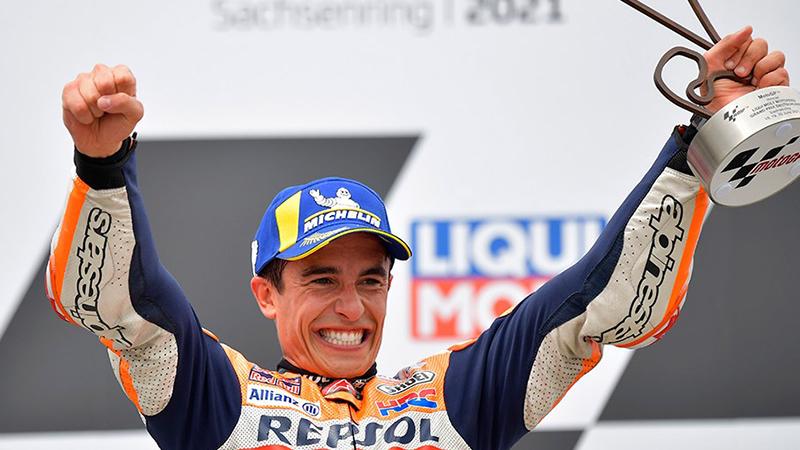 Marc Marquez, 2019'dan sonra ilk kez podyumda