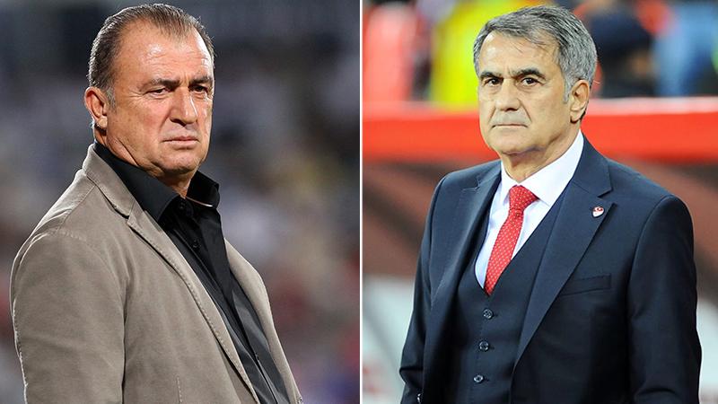 Fatih Terim (solda) Şenol Güneş (sağda)