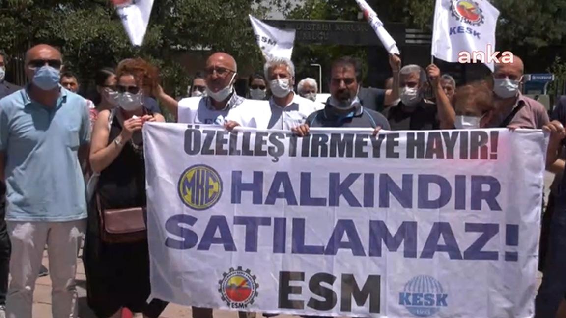 MKE'nin şirketleşmesine emekçilerden tepki: İktidar, yüzbinlerce kamu çalışanının iş güvencesini elinden alarak aşmayı hedefliyor