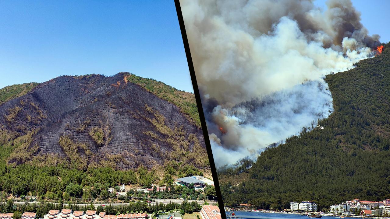 100 hektarlık kızılçam ormanının zarar gördüğü Marmaris'teki yangınla ilgili bilirkişi raporu açıklandı