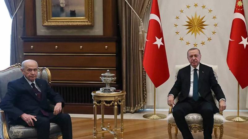 Erdoğan ve Bahçeli'den sürpriz görüşme