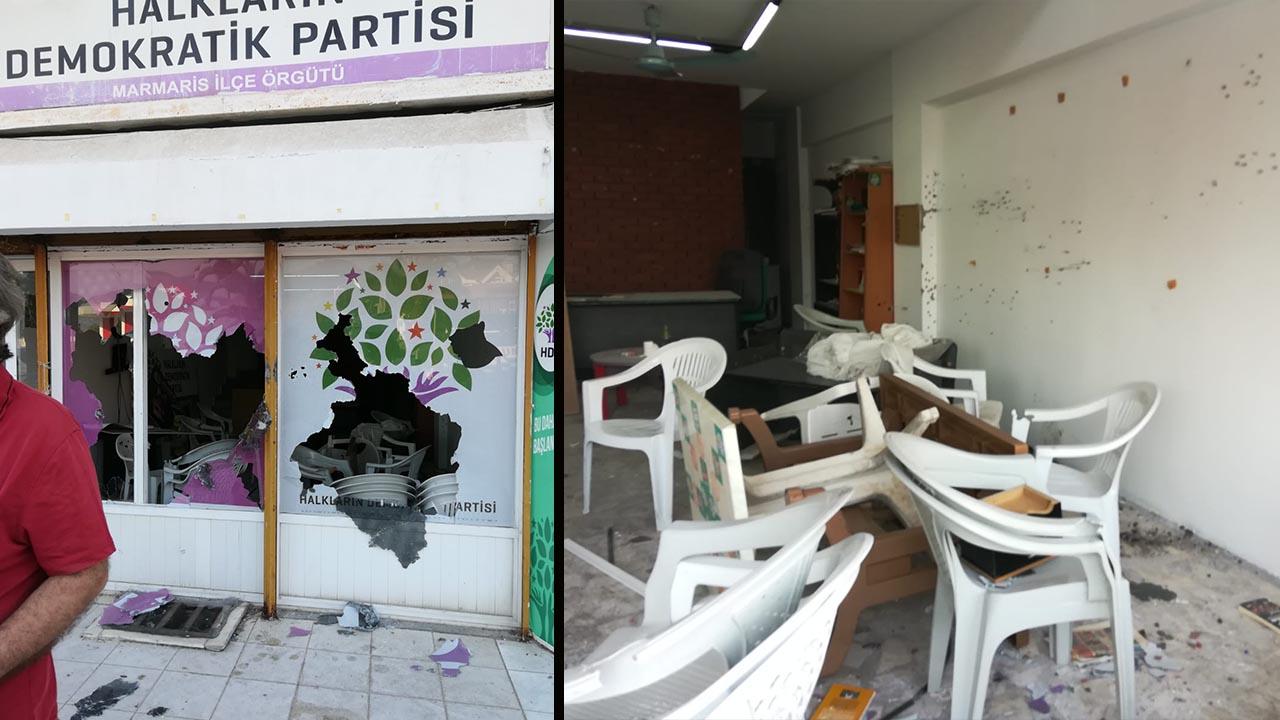 Marmaris'te HDP binasına saldırının 'azmettiricisi' gözaltına alındı