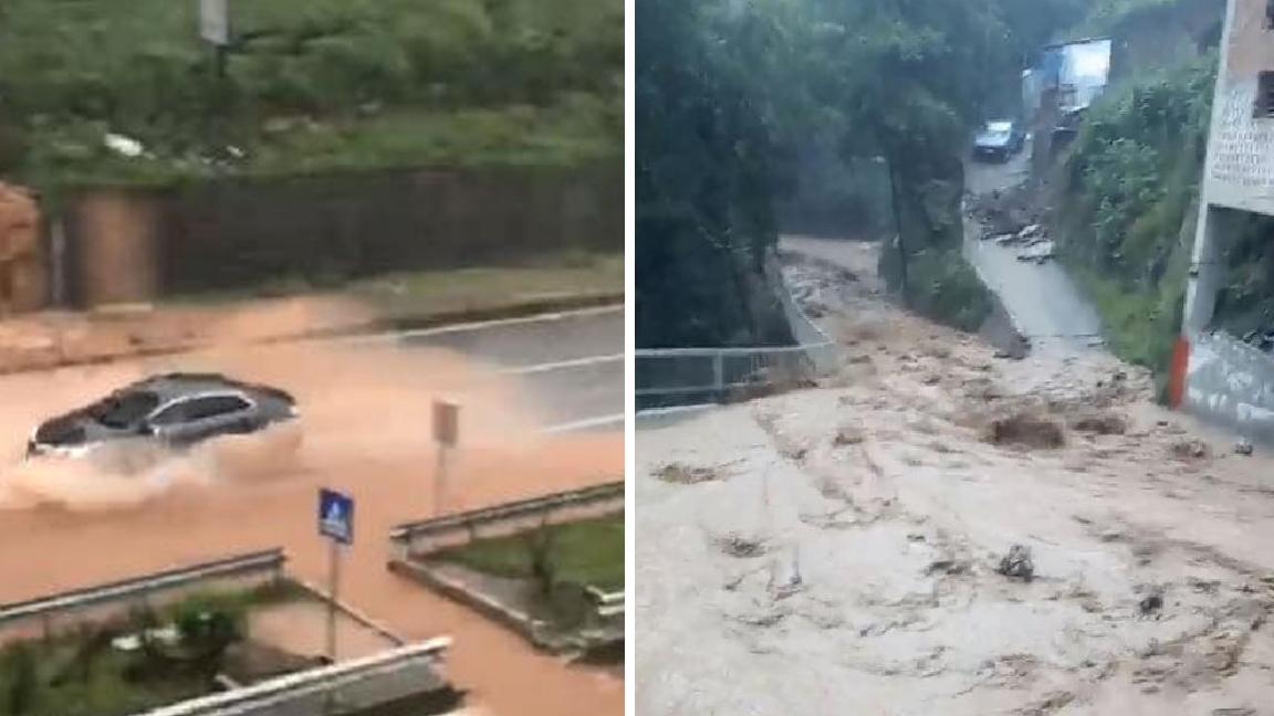 Rize'de dereler taştı, evleri su bastı, yollar kapandı