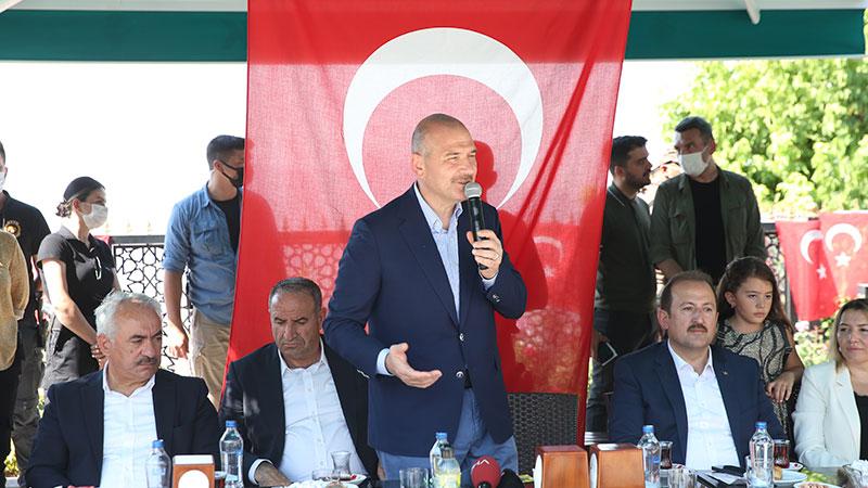 Soylu Şırnak'ta: Buradan yürüyerek Irak'a gideceğimiz, Suriye'ye gideceğimiz günler uzak değildir