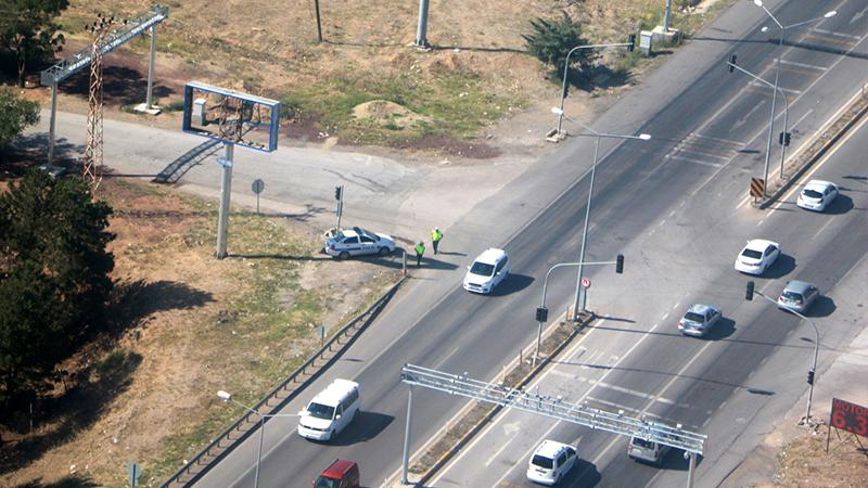 43 ilin geçiş noktası helikopterle havadan denetlendi: Bayramın ilk gününde trafik sakin