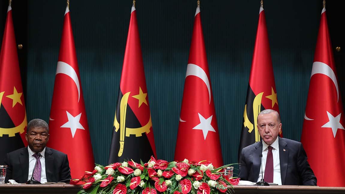 Erdoğan: Türkiye, terörle mücadelede Angola'nın yanında yer alacaktır