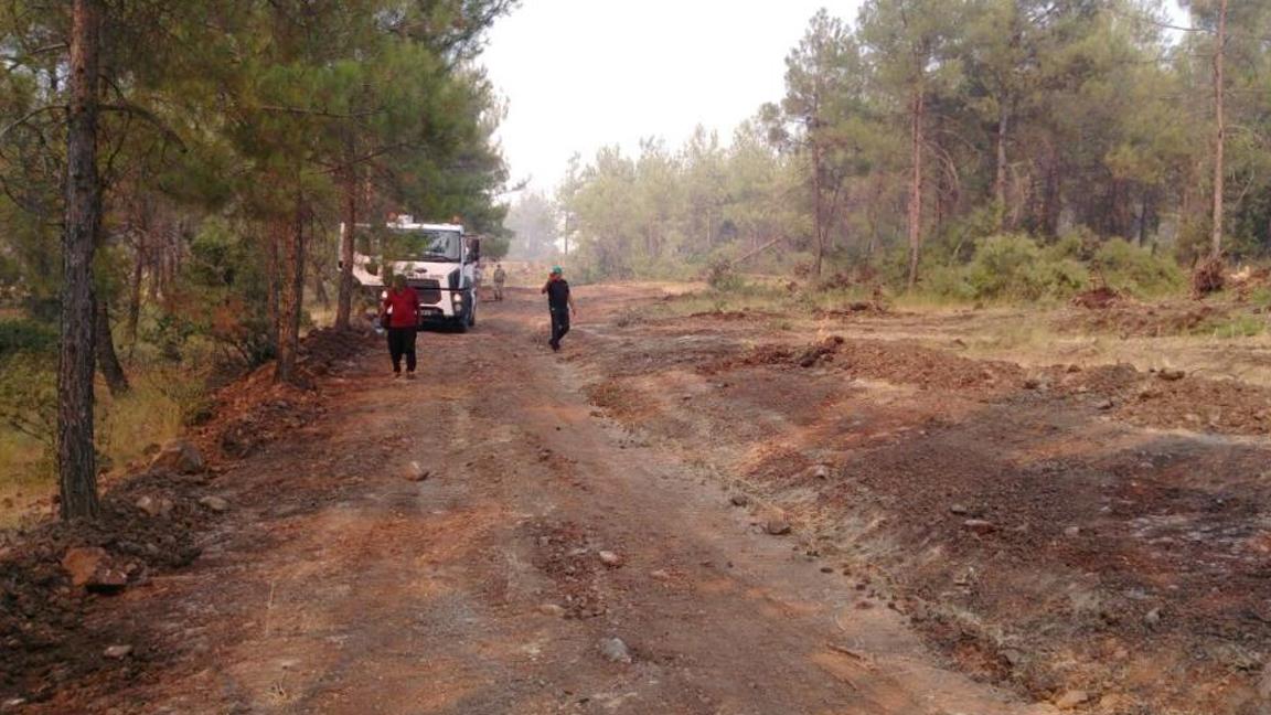 Kilis'te kontrol altına alınan orman yangını yeniden alevlendi