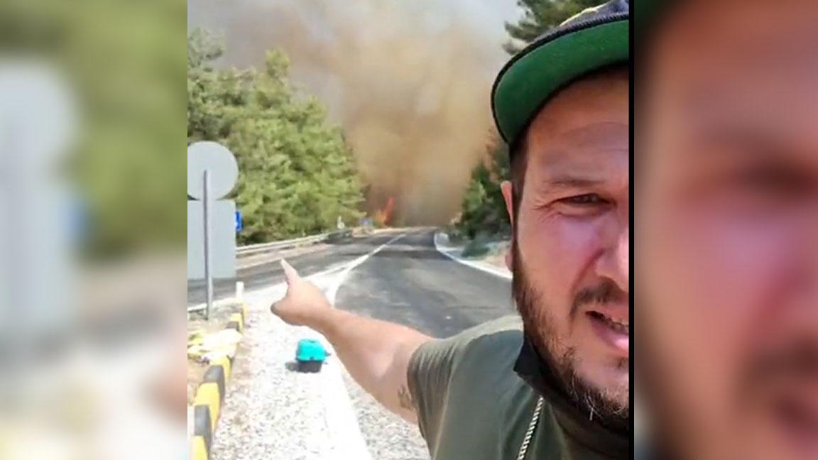 Şahan Gökbakar yangın bölgesinden yayın yaptı: Böyle müdahalesizlik olur mu, göz göre göre gidiyor!