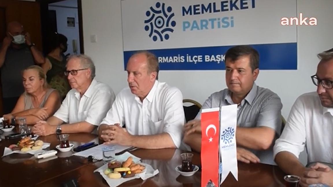 Muharrem İnce'den yangın açıklaması: Üç tane kiralık uçak var, ama bir tane tapusu bizde uçağımız yok