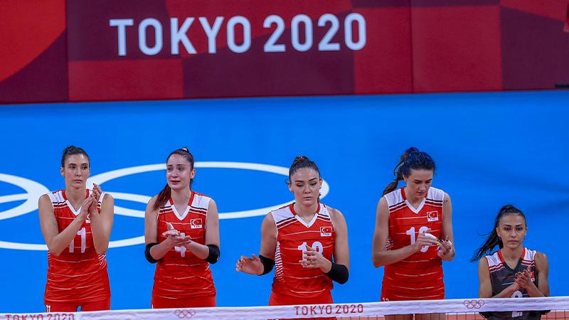 A Milli Kadın Voleybol Takımı, Tokyo Olimpiyat Oyunları'nı 6. olarak tamamladı