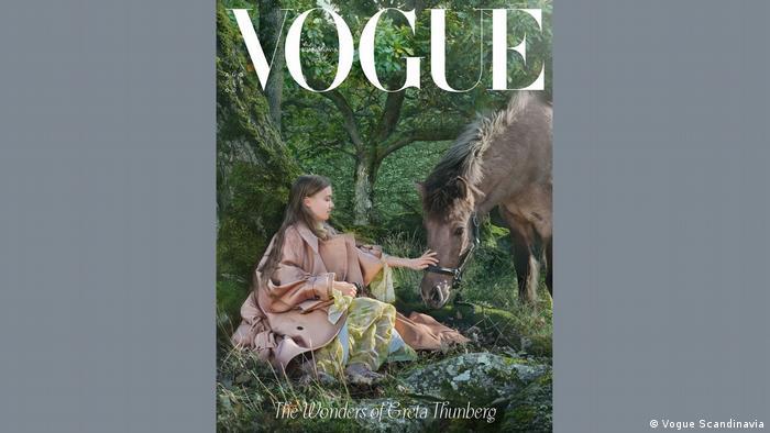 Vogue İskandivya kapağında yer alan Greta Thunberg, hızlı moda endüstrisini eleştirdi