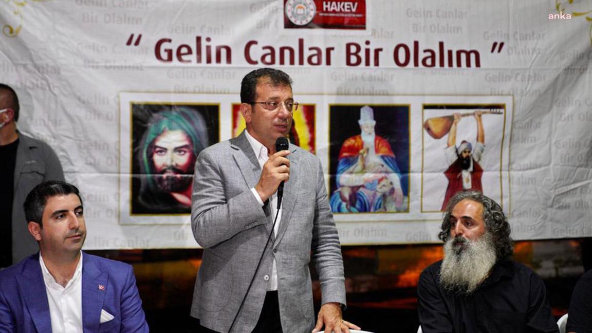 İmamoğlu: Cemevleri ibadethanedir; başka hiçbir tanıma muhtaç değildir 