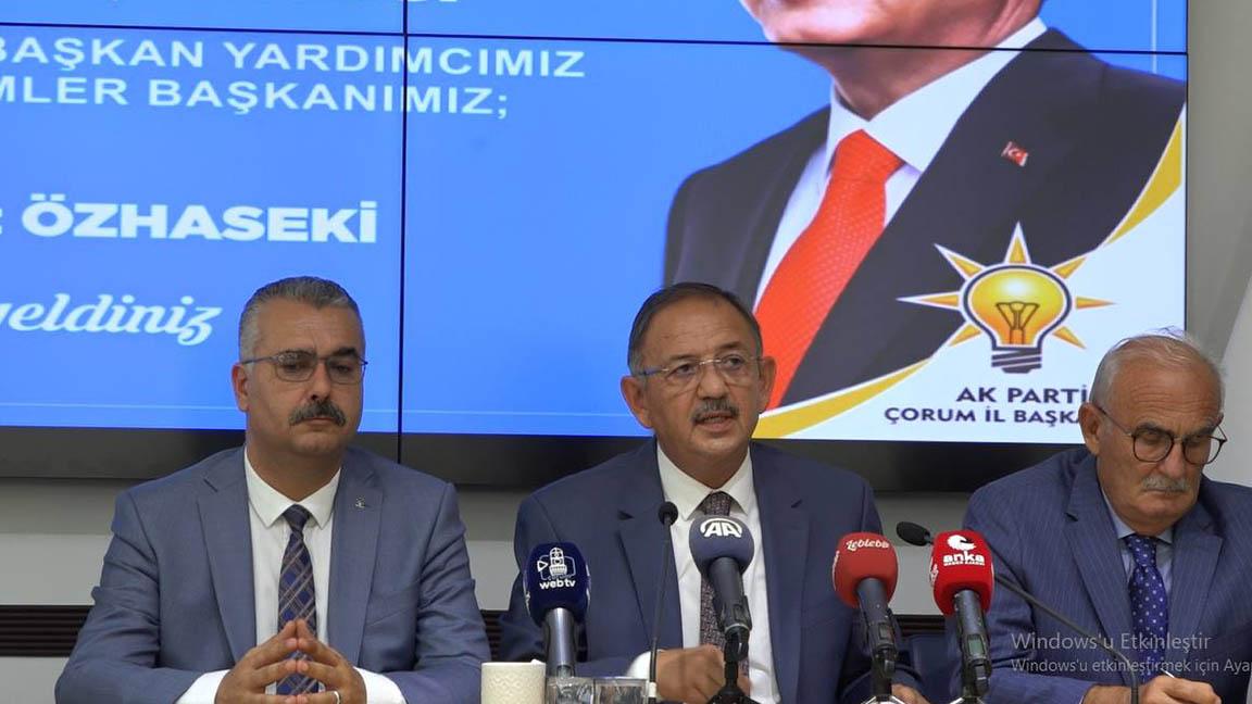 AKP'li Özhaseki: Afganistan tarafından da gelmesinler diye elimizden geleni yapıyoruz; bu sınırlar boşuna çekilmedi