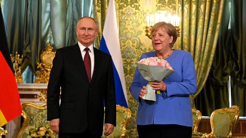 Merkel, Kremlin'de Putin ile buluştu: Derin fikir ayrılıklarına rağmen konuşuyoruz