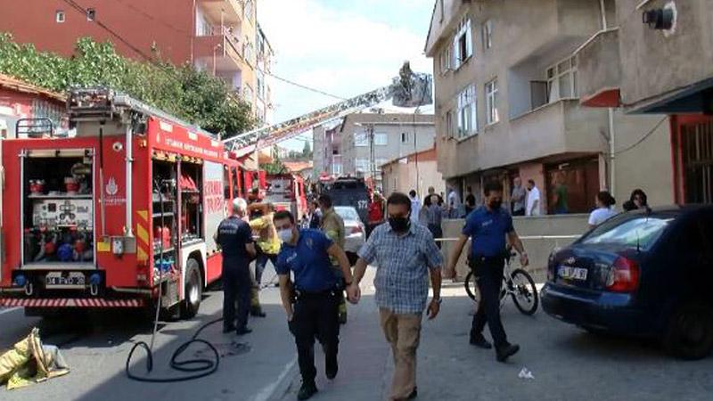 İstanbul’da 5 aylık bebeğini rehin alan baba evi ateşe verdi