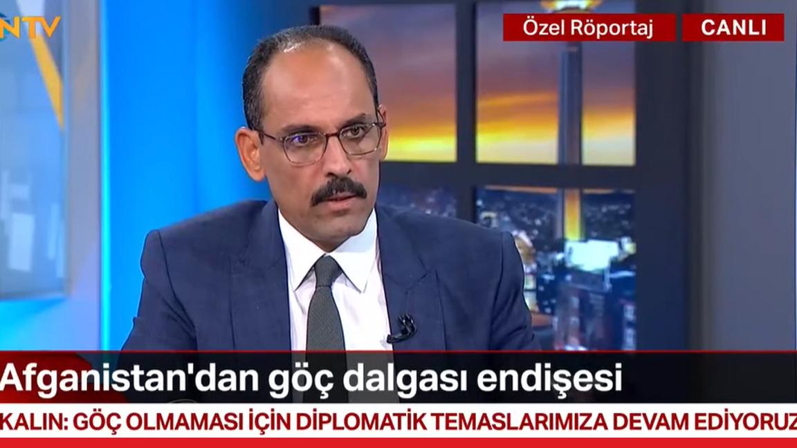 Cumhurbaşkanlığı Sözcüsü Kalın'dan Afganistan açıklaması: Askerimiz çekildikten sonra havalimanının işletmesine devam edebiliriz