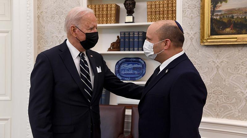 ABD Başkanı Biden ve İsrail Başbakanı Bennett, Beyaz Saray'da bir araya geldi