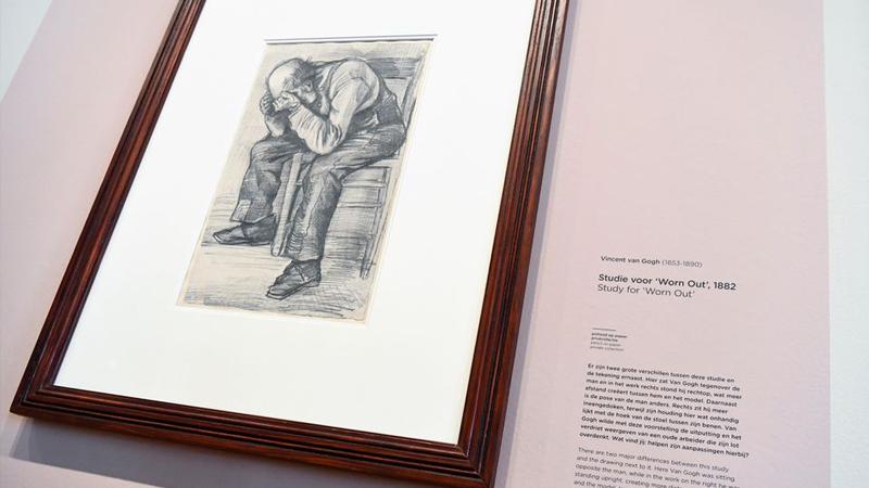 Vincent Van Gogh'un yeni keşfedilen çizimi ilk kez Amsterdam'da sergilendi