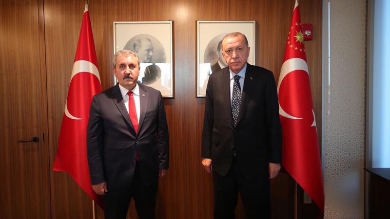 Erdoğan ve Destici, New York’ta bir araya geldi