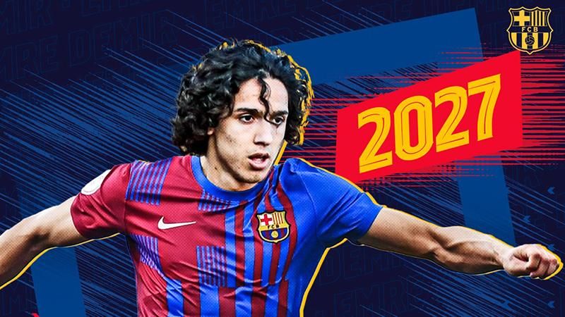 17 yaşındaki Emre Demir, resmen Barcelona'da