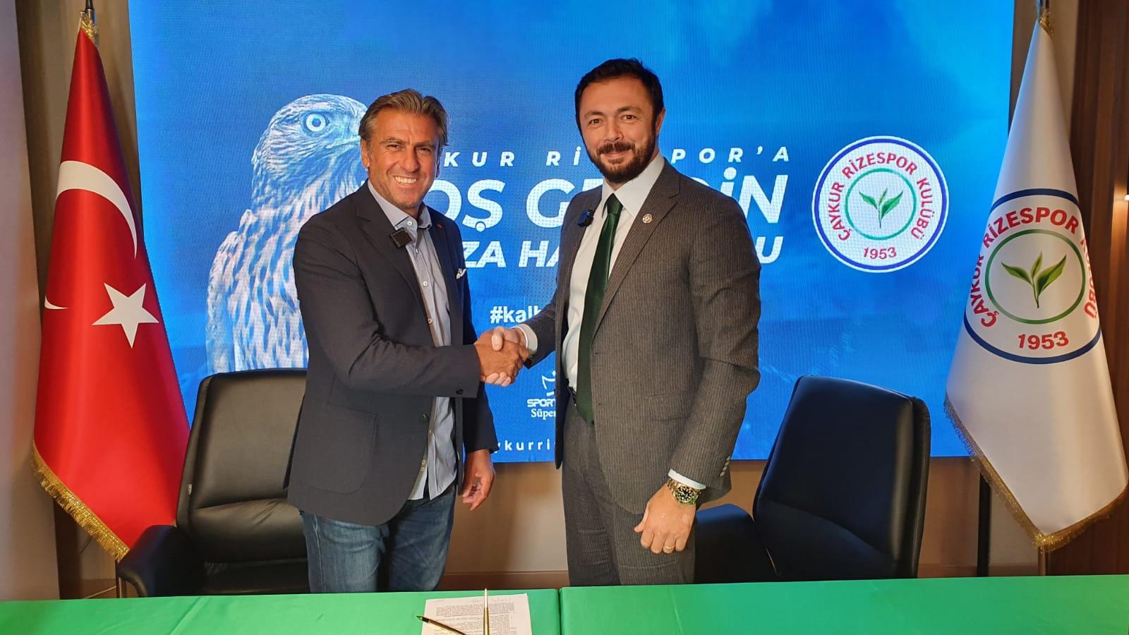 Çaykur Rizespor'un yeni teknik direktörü Hamza Hamzaoğlu oldu