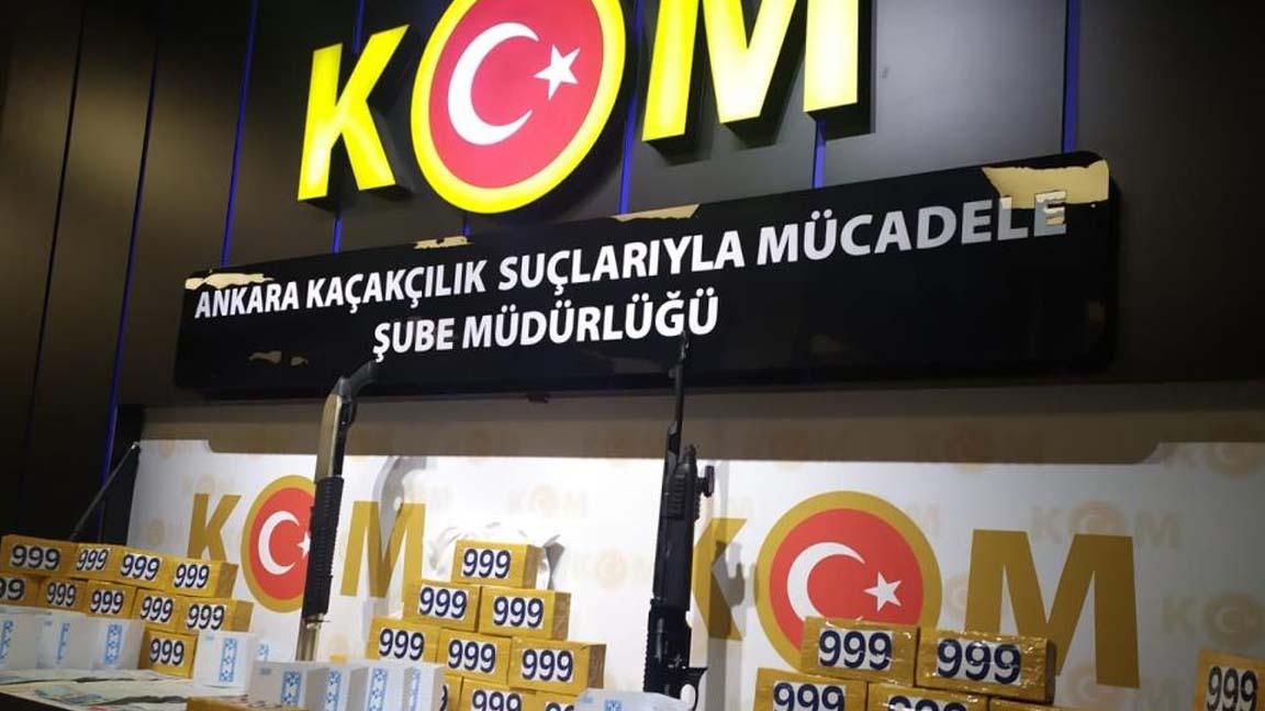 Ankara'da 210 milyon liralık kokain ele geçirildi