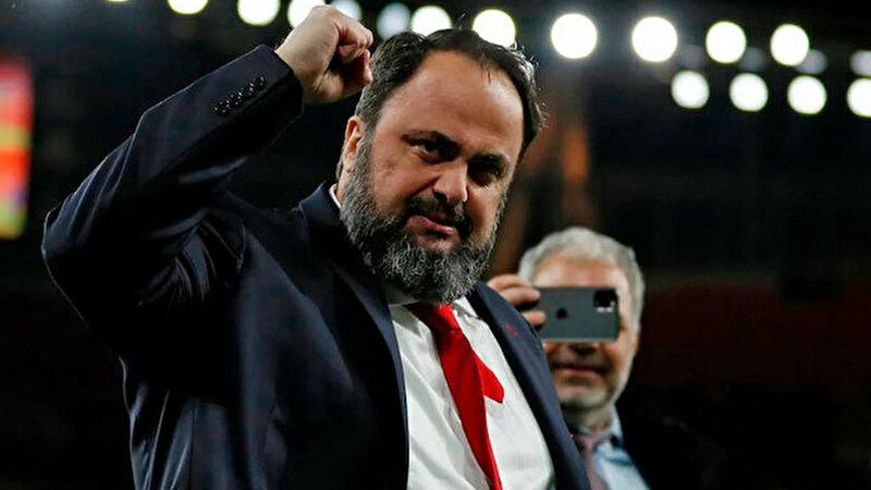 Olympiakos'un sahibi Marinakis: İstanbul'da, kendi şehrimizde kazanmak çok önemliydi; bu zaferi şehrimizdeki tüm Yunan halkına adıyorum