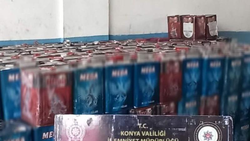 Konya'da 5 bin 930 litre kaçak akaryakıt ele geçirildi 