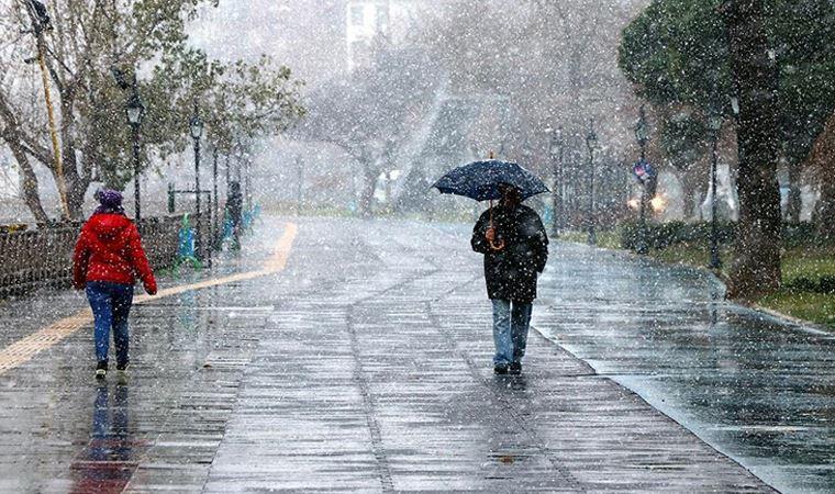 Meteoroloji’den sarı alarm: Sağanak yağış ve kar!