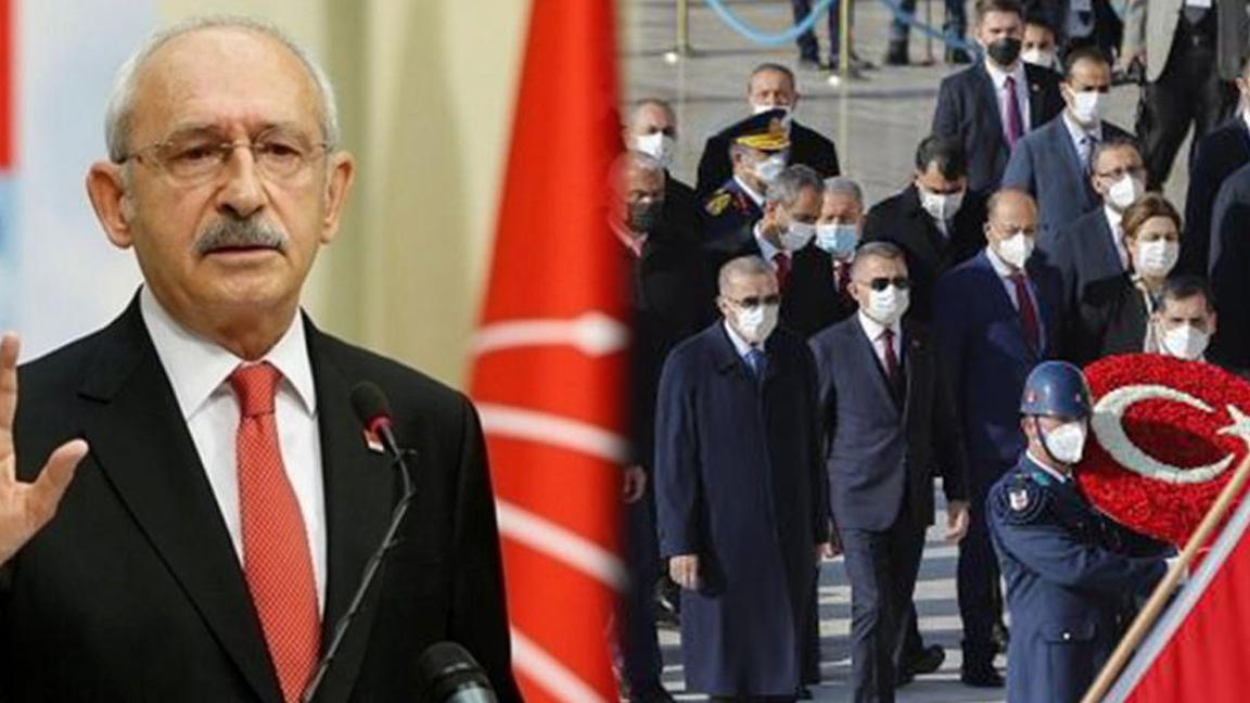 Kılıçdaroğlu'ndan bazı gazetecilerin Anıtkabir'deki törene alınmamasına tepki: Tarihte bir ilk; orada bu milletin yiğidi yatıyor!