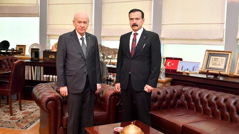 Suç örgütü liderliğinden hapis yatan Kürşat Yılmaz'dan Bahçeli'ye ziyaret