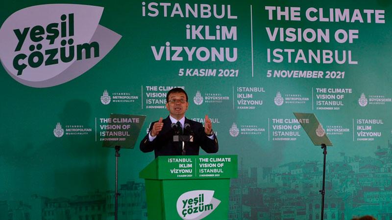 İmamoğlu, İstanbul İklim Değişikliği Eylem Planı’nı açıkladı: 2050 için 14 hedef