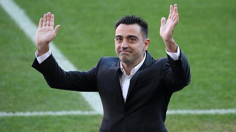 Barcelona'da Xavi Hernandez dönemi resmen başladı