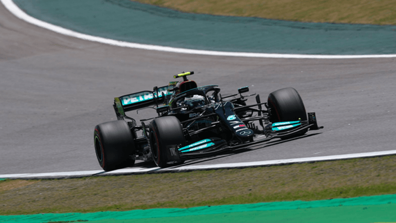 F1 Brezilya Grand Prix'sinde sprint yarışının galibi Valtteri Bottas