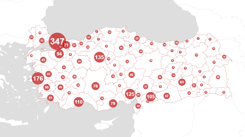 10 yılın kadın cinayetleri haritası; en az 2 bin 534 kadın öldürüldü