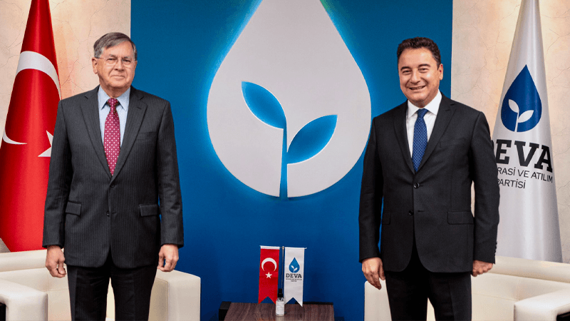 Ali Babacan, ABD Büyükelçisi Satterfield ile görüştü