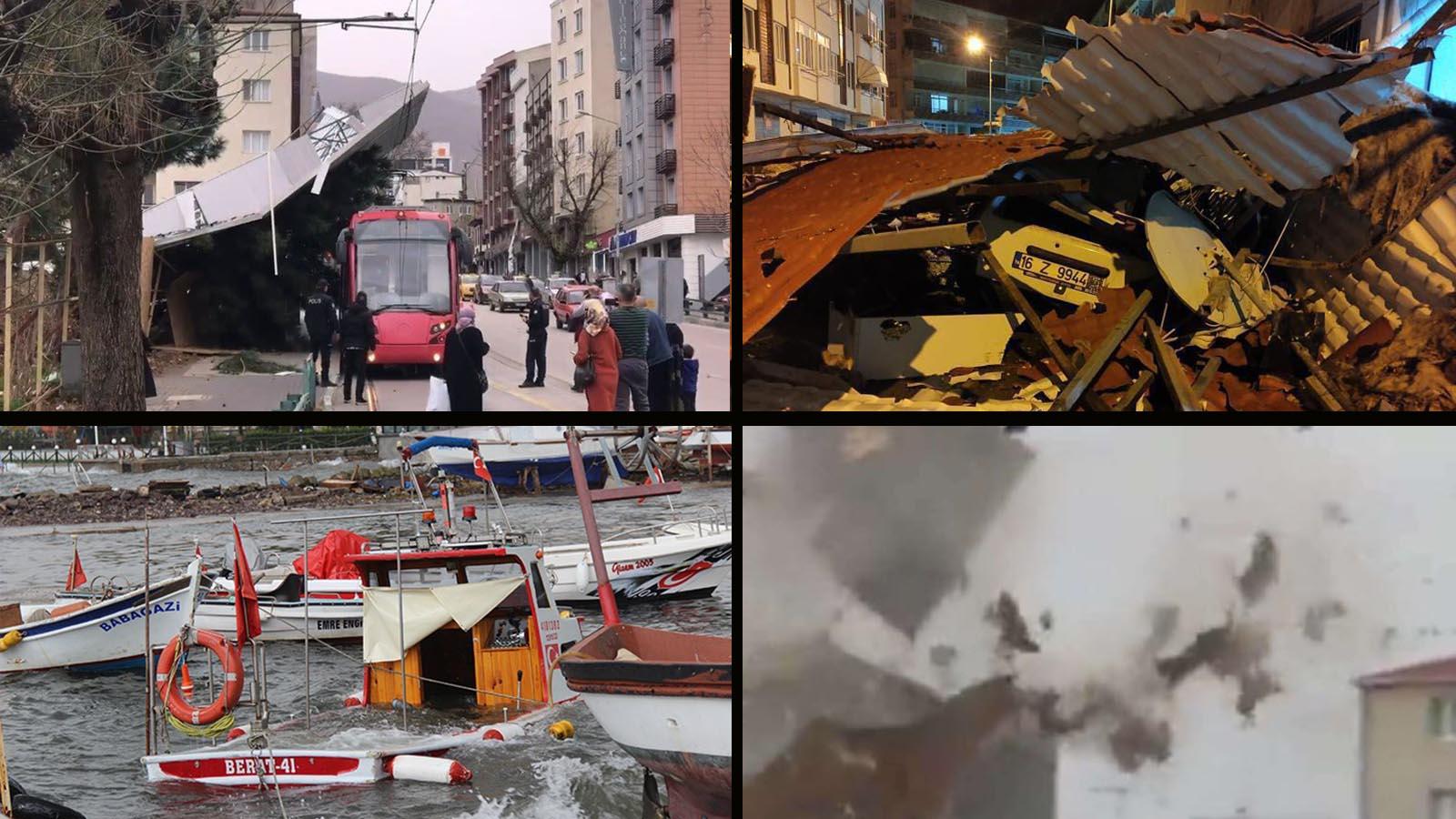 Fırtına bugün de devam edecek; Meteoroloji’den 58 il için turuncu, 9 il için sarı kodlu uyarı