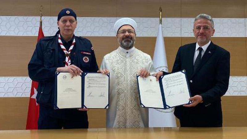 Diyanet ile İzcilik Federasyonu arasında iş birliği protokolü