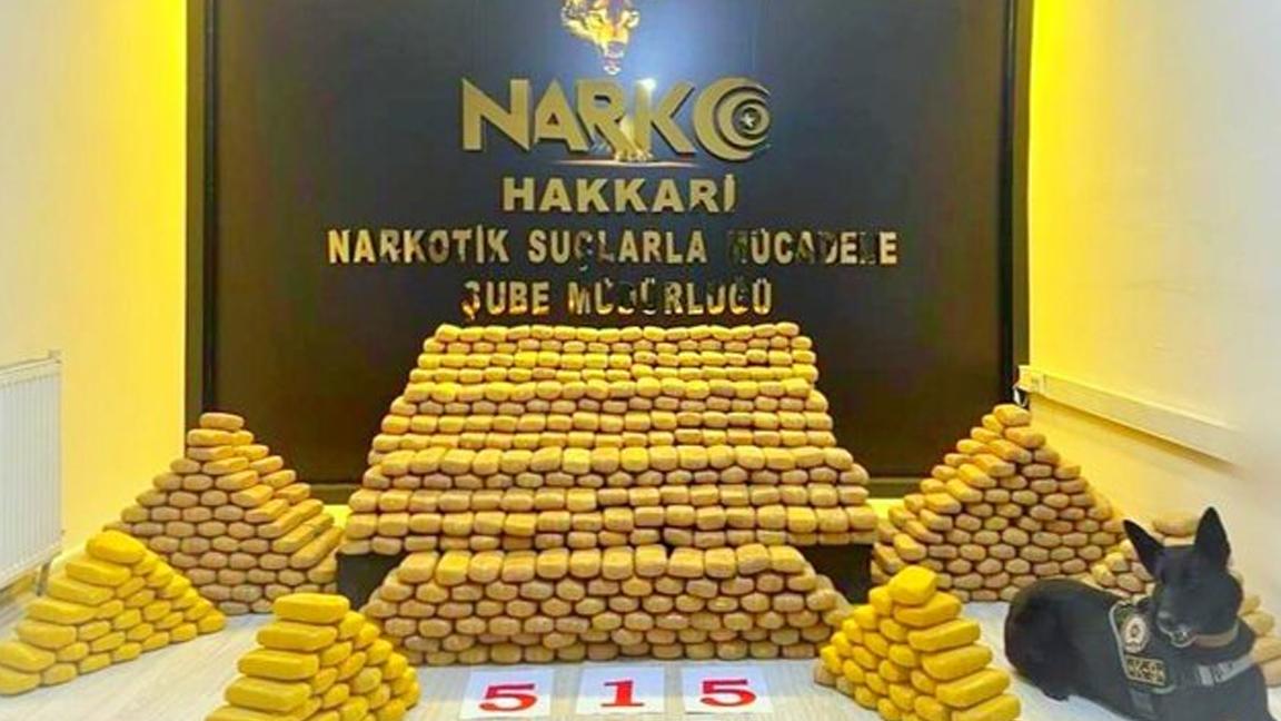 İçişleri Bakanı Soylu: Hakkari'de 515 kilogram eroin yakalandı