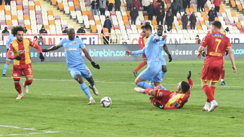 Kayserispor 1 puanı uzatmada kurtardı