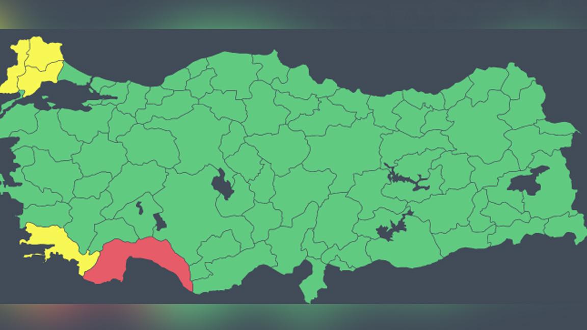 Meteoroloji’den Antalya için 'kırmızı alarm'