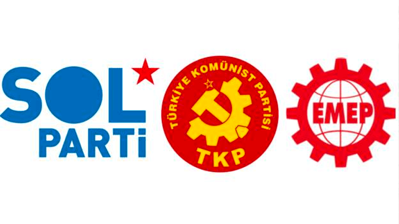 SOL Parti, EMEP ve TKP'den ortak 2022 açıklaması: Örgütlü halk mücadelesini yükseltmek için üzerimize düşeni yapmaya kararlıyız