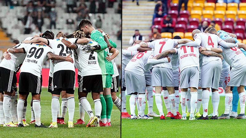  Beşiktaş ve Antalyaspor'un ilk 11'leri belli oldu