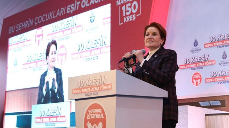 Akşener: Bir kreşle çaresizliğin önündeki bir duvarı yıkıyorsunuz