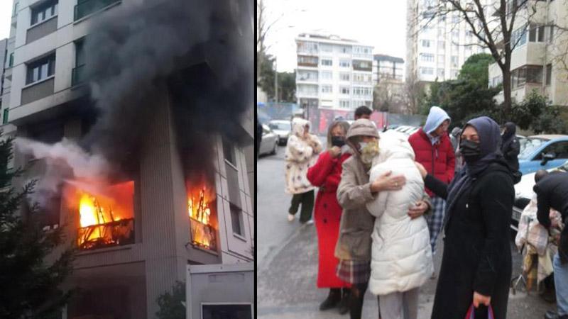 Kadıköy'de yangın: 1 kişi hayatını kaybetti