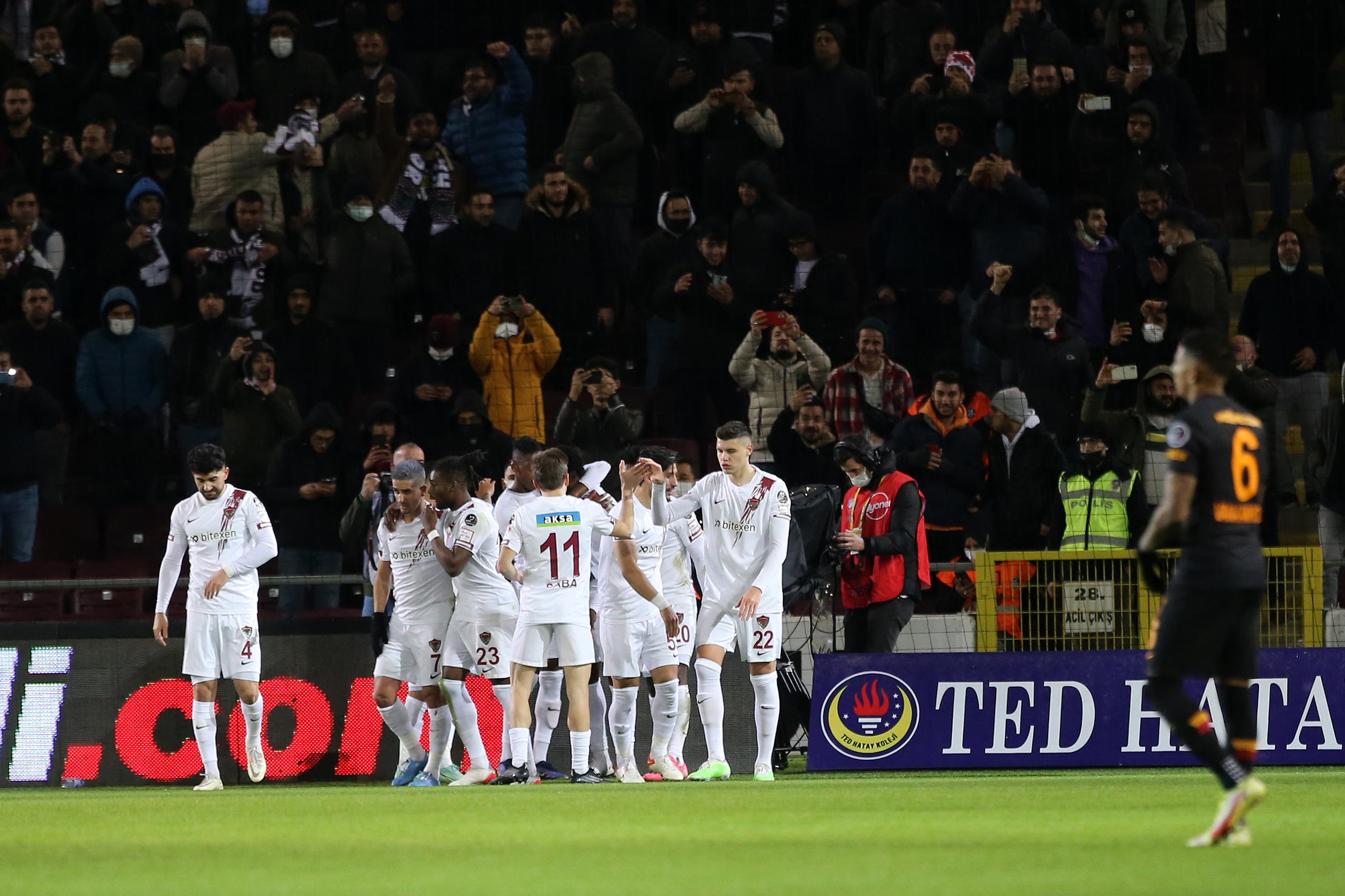 Hatayspor-Galatasaray maçından kareler